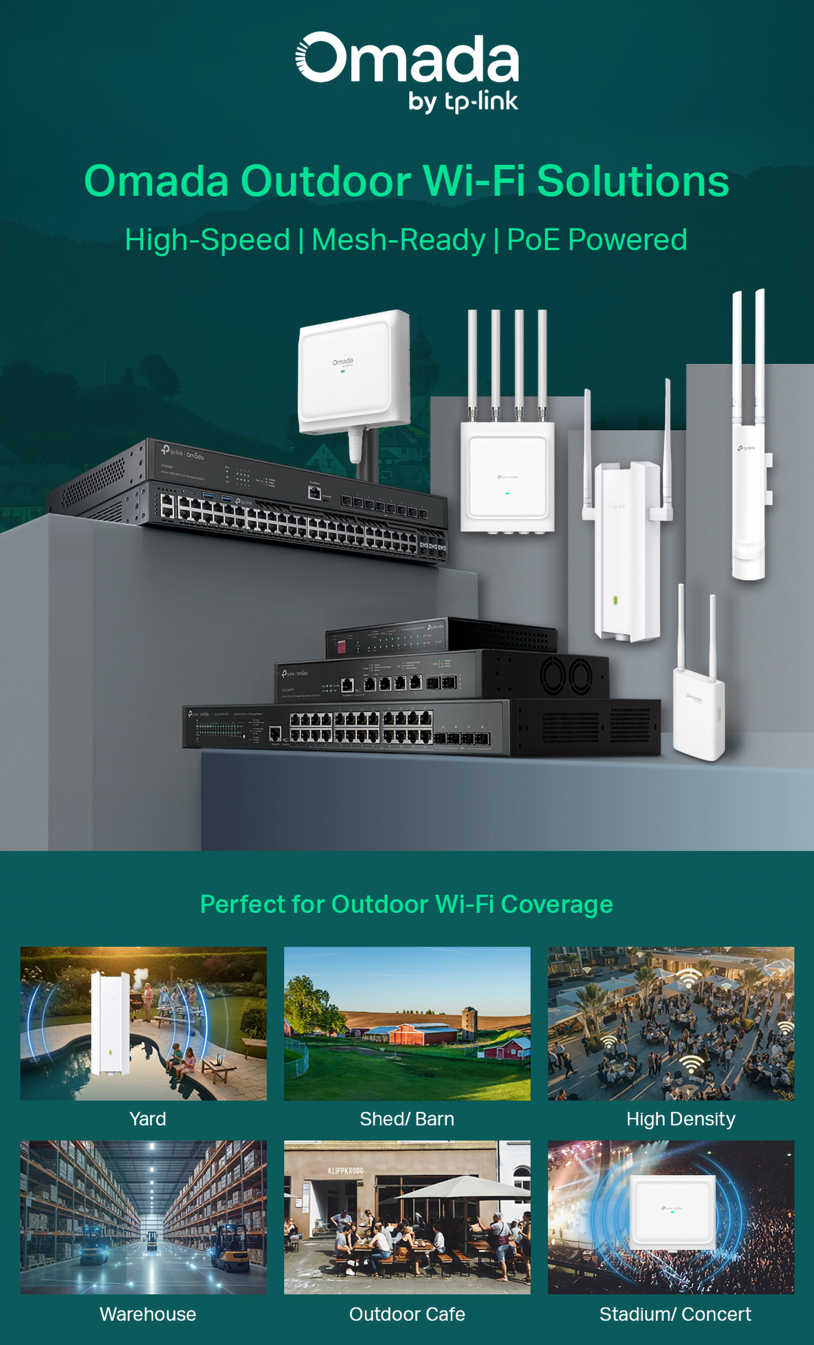 Omada Outdoor WiFi Solutions